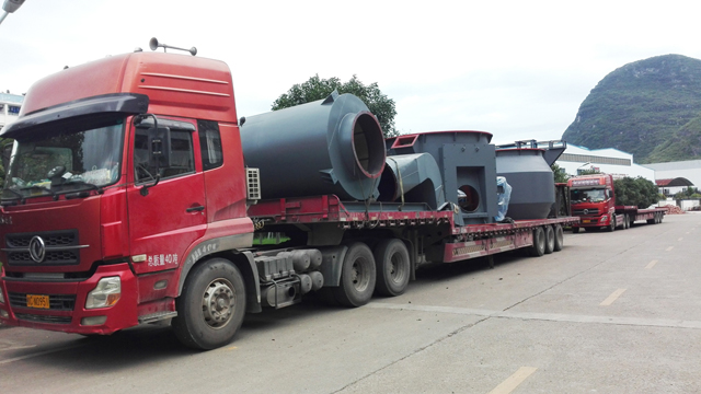 桂林鴻程立磨完成HLM1700又一條生產線，并交付客戶
　　