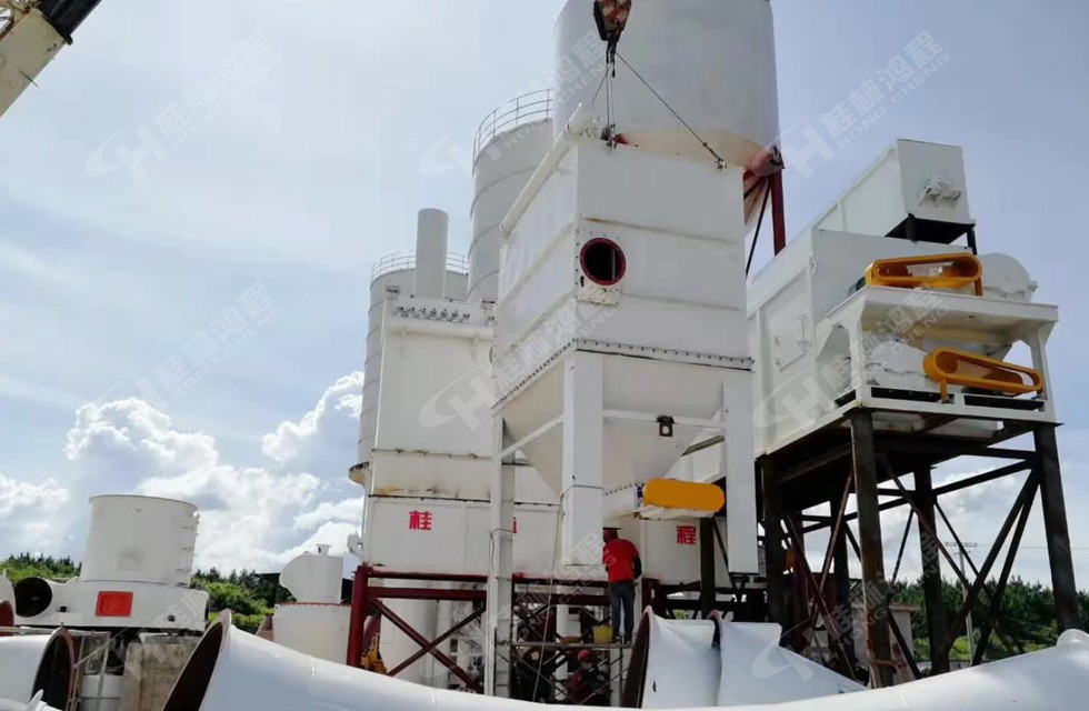 桂林鴻程15噸新型氫氧化鈣生產(chǎn)線湖南客戶(hù)即將完工