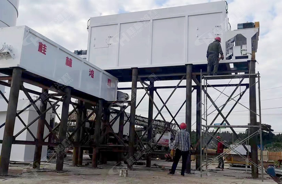 桂林鴻程15噸新型氫氧化鈣生產(chǎn)線湖南客戶(hù)即將完工